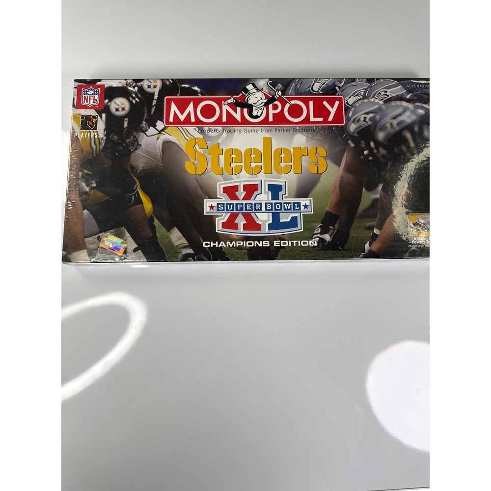 Monopoly Pittsburgh Steelers Super Bowl XL Champions Edition Board Game 2006 NEW